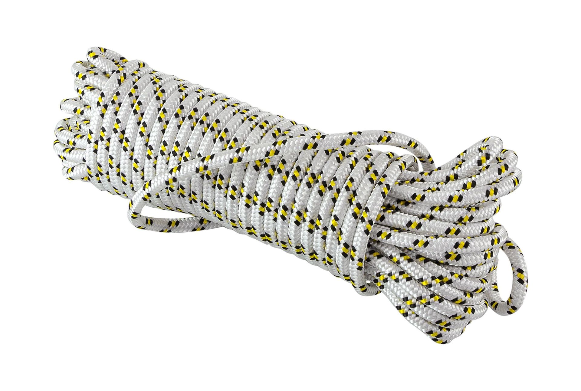 Шнур полипропиленовый плетеный d 8 мм, L 30 м SHND8L30 полипропиленовый плетеный канат невский крепеж