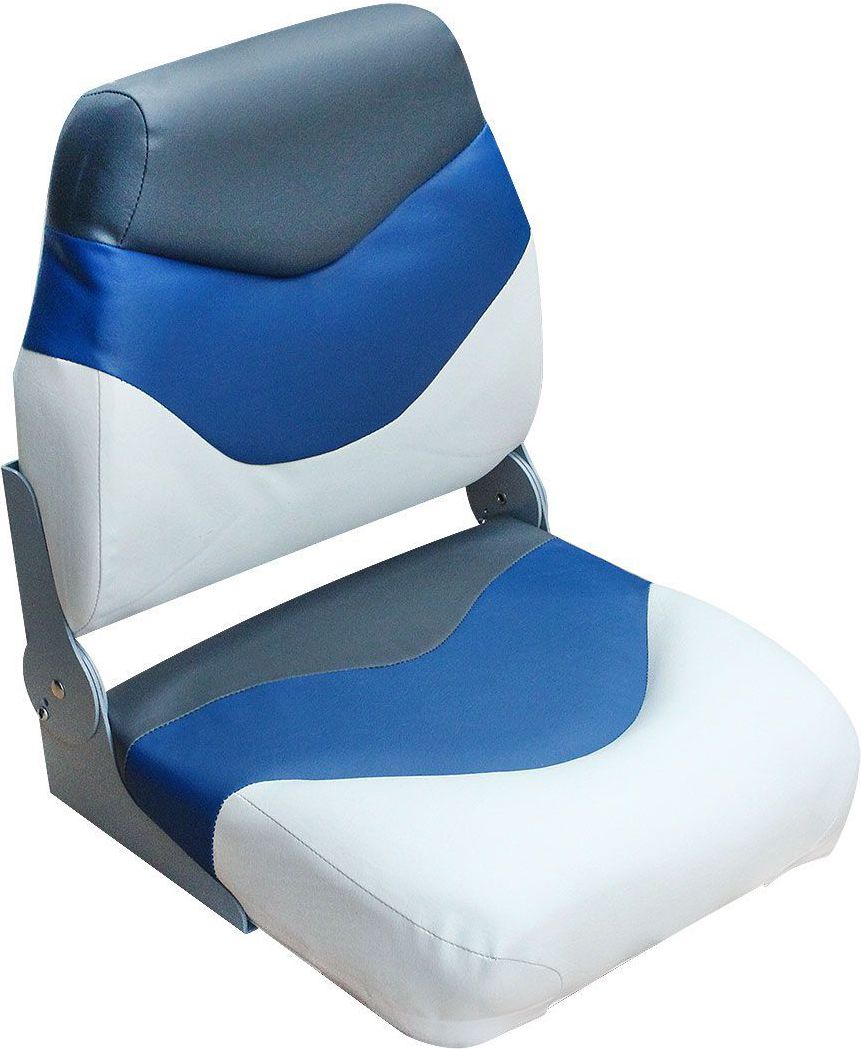 кресло с виниловыми подушками серое с синим more 10253849 Кресло 