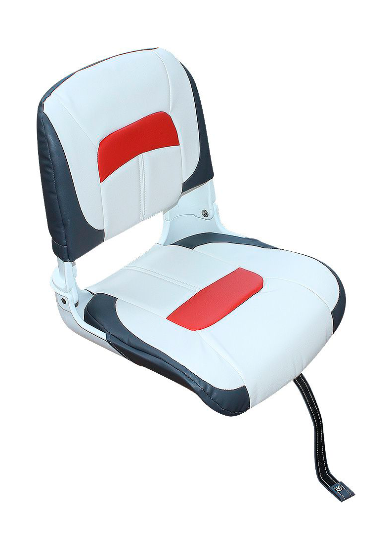 Кресло «Premium Hi-back All Weather», белое с темно-серым и красным more-10252315