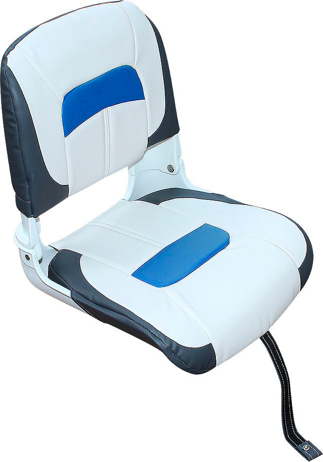 Кресло «premium hi-back all weather», белое с темно-серым и синим more-10252316 кресло premium hi back qualifier серое с темно серым и красным more 10252321