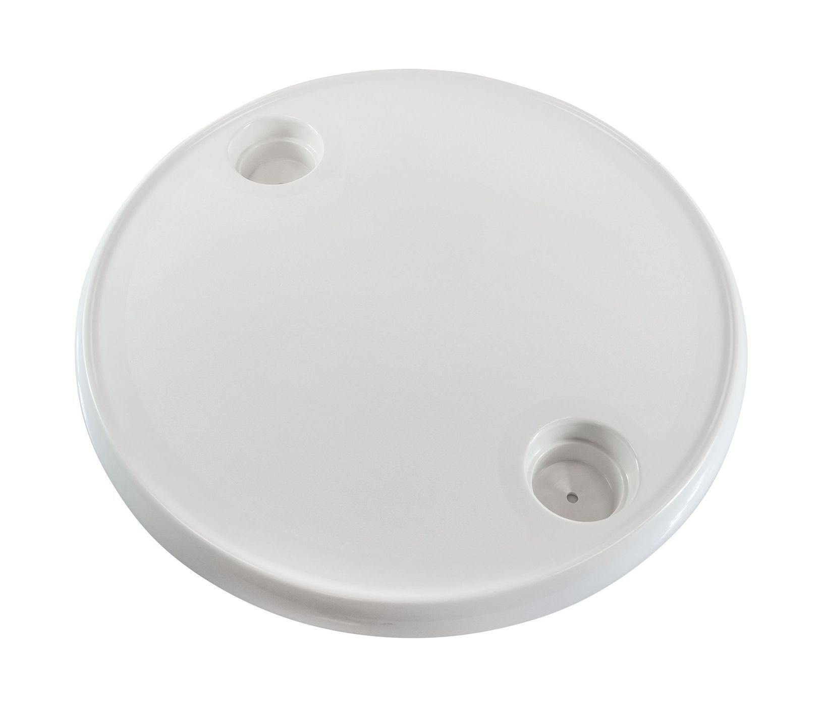 Столешница круглая пластиковая 610 мм 1670002, цвет белый