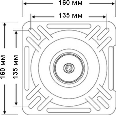 Стойка под сиденье 178 мм упаковка из 9 шт C12573_pkg_9