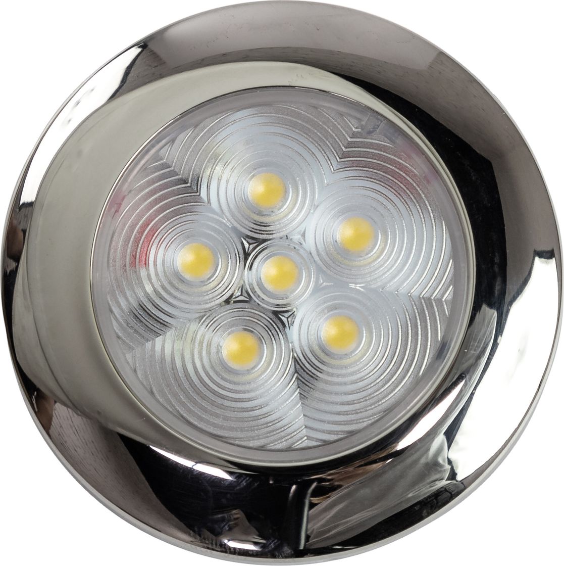 Светильник каютный светодиодный, нержавеющий корпус 00758-WH, цвет 5700-6300 - фото 1