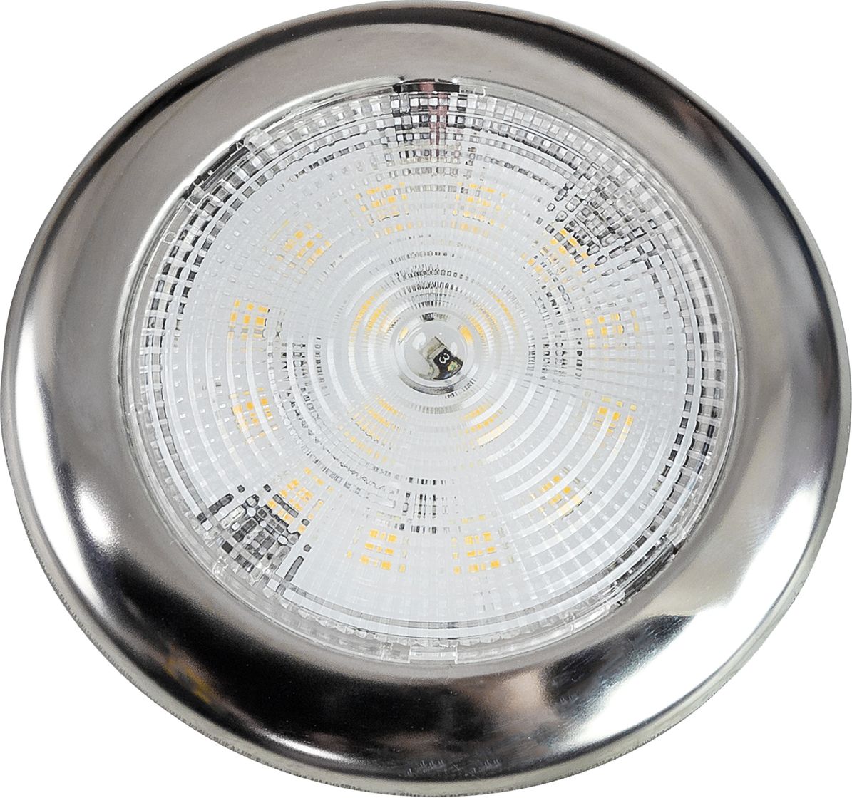 Светильник каютный светодиодный, нержавеющий корпус 00601-WH, цвет 2900–3200 - фото 1