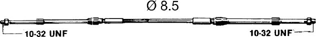 Трос дистанционного управления Ultraflex C8, (17 футов - 5,1 м), 2 шт C8_17ft_UF - фото 2