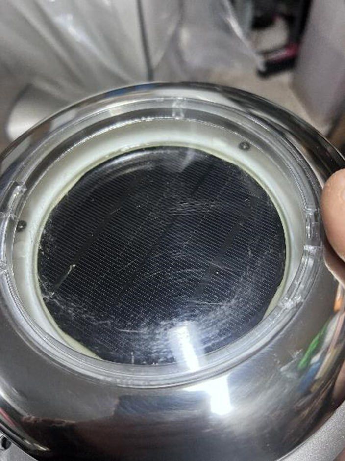 Вентилятор на солнечных батареях уценённый 30002_utsenka