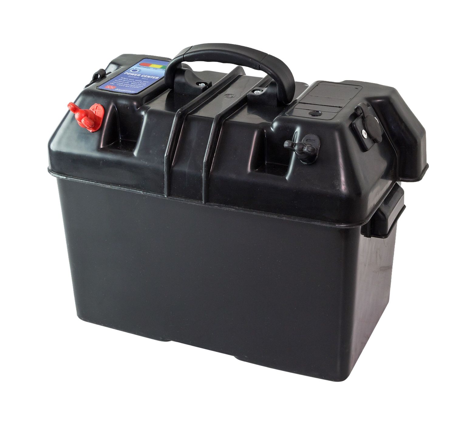 Ящик для АКБ 335х185х225 мм, с клеммами и прикуривателем C11537 съемник крышки аккумуляторной батареи hans