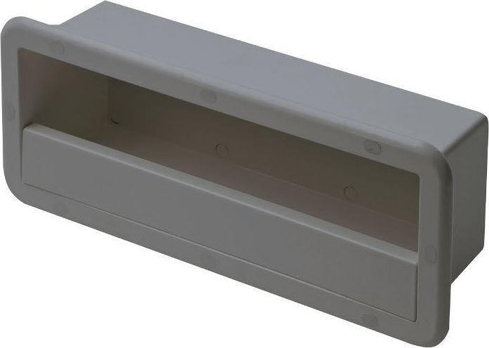 Ящик для хранения мелочей, 420х170х100 мм, серый NI2436
