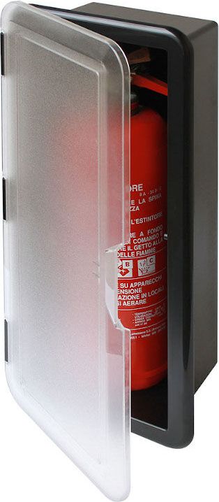 Ящик для хранения огнетушителя 1 кг, черный NI2434