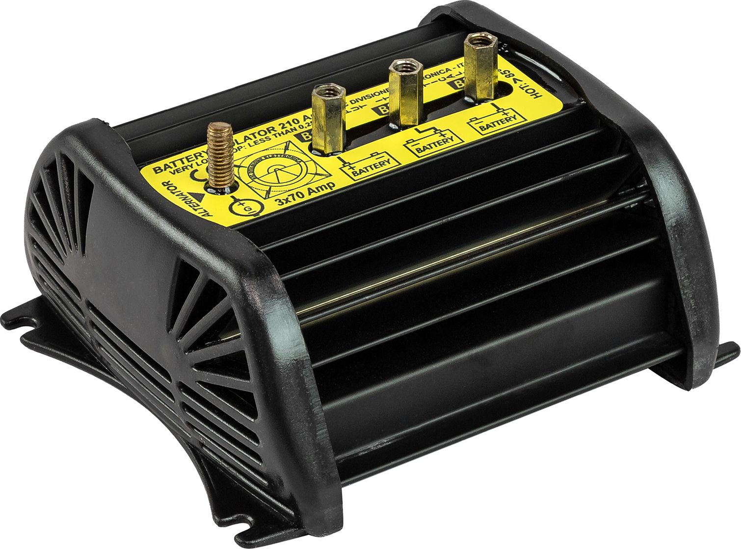 Зарядный изолятор, 70 A, 3 аккумулятора, 65x127x136 мм 14-922-53 зарядный кейс zgcine ps g10 для аккумуляторов gopro