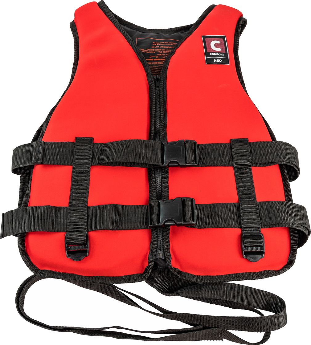 Жилет страховочный неопреновый COMFORT NEO 100 кг NEO100 неопреновый спасательный жилет водные виды спорта рыбалка каякинг катание на лодках плавание спасательный жилет