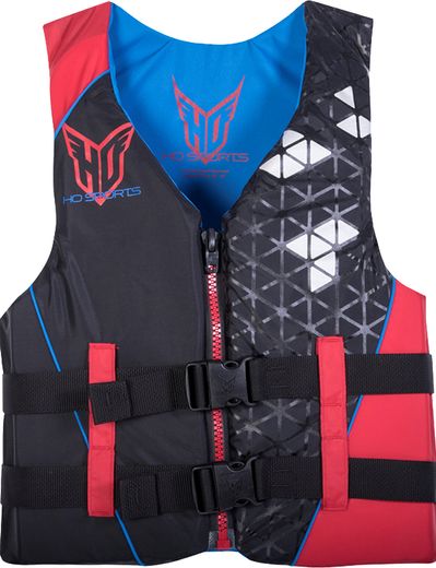 Нейлоновый жилет "Infinite", красный с черным, размер XXXXXL