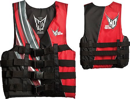 Нейлоновый жилет "Infinite", красный с черным, размер XS