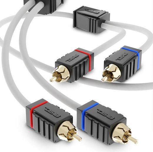 2-х канальный межблочный кабель из 100% меди для морского применения RCA 7,6 м. MOFCR-25FT, DS18