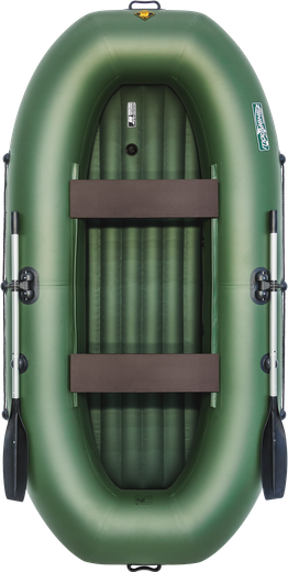 Надувная лодка ПВХ, Таймень V 290 НД, зеленый