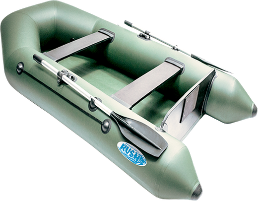 Надувная лодка ПВХ, RUSH 2800, зеленый