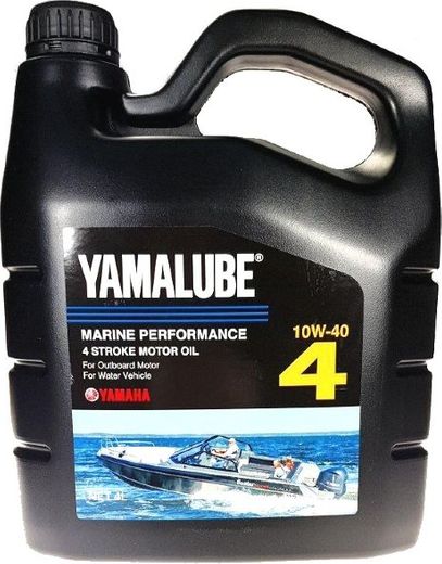 Моторное масло Yamalube 4 SAE 10W-40 API SJ/CF Marine Synthetic Oil (4 л)
