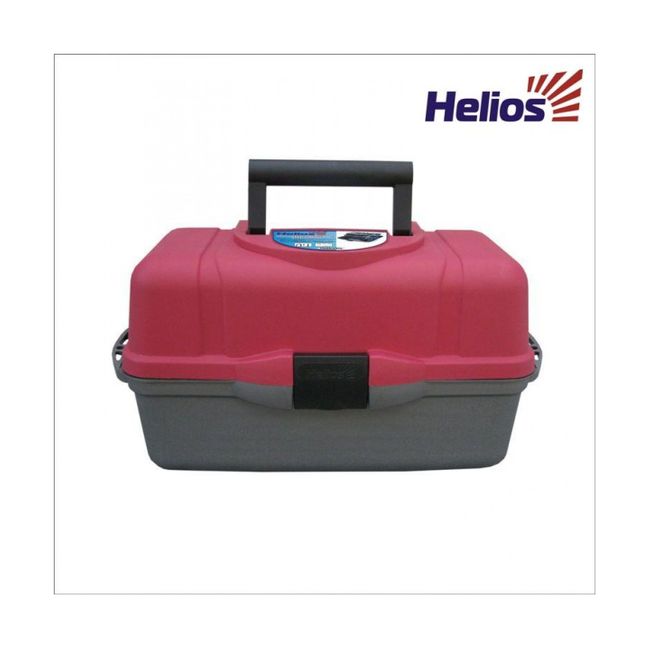 Ящик для инструментов трехполочный красный helios