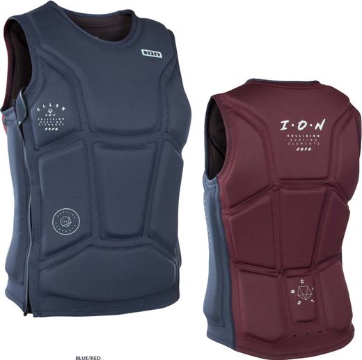 Жилет неопреновый мужской ION Collision Core Vest SZ blue/red 2019, 46/XS