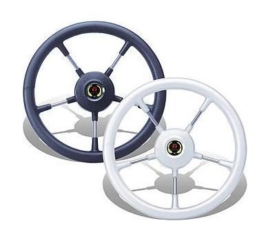Рулевое колесо «como», белый обод. диаметр 360 мм.
