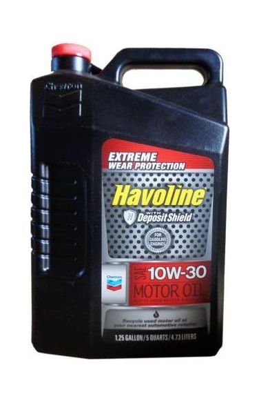 Масло моторное полусинтетическое - havoline m/o sae 10w-30  4.73 л.