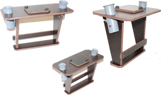 Столик для эхолота с держателями для спиннинга №3 Urma