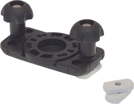 Адаптер на С-образный профиль, черный, Borika