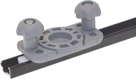 Адаптер на С-образный профиль, серый, Borika