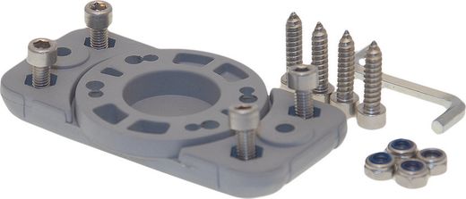 Адаптер усиленный на жесткий борт, серый, Borika