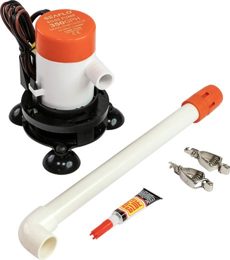 Аэратор вертикальный для внутренней установки 12 В, 350 GPH (1324,8 л/час), SeaFlo