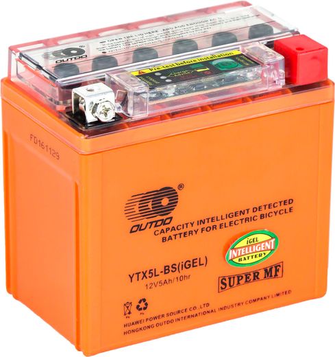 Аккумулятор гелевый с индикатором YTX5L-BS IGEL, Outdo