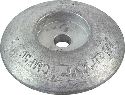 Анод цинковый для транцевых плит, D50 мм. Martyr