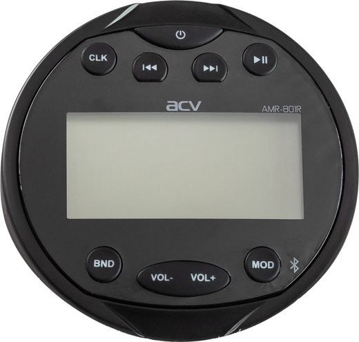Морская магнитола ACV, черный, USB/SD/FM/AM/4*40 Вт.