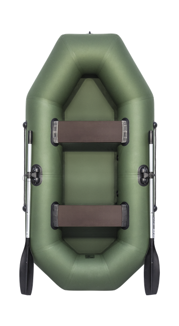 Надувная лодка ПВХ, АКВА-ОПТИМА 240, зеленый