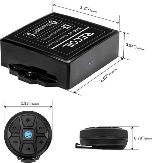 Bluetooth-приемник BTR-18 с беспроводным пультом дистанционного управления