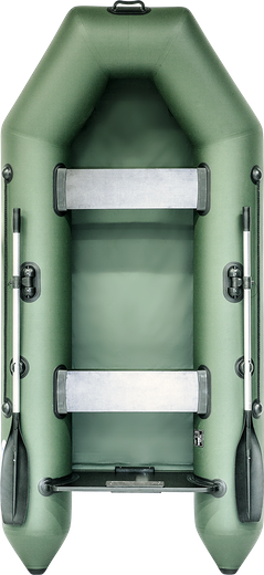 Надувная лодка ПВХ, RUSH 2800, зеленый