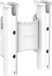 Держатель спиннинга 2 стакана белый, SeaFlo