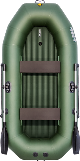 Надувная лодка ПВХ, Таймень NX 270 НД, зеленый
