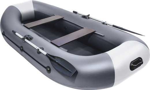 Надувная лодка ПВХ, Таймень V 290 графит/светло-серый