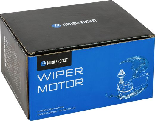 Электропривод стеклоочистителя 12 В (ось 1") Marine Rocket