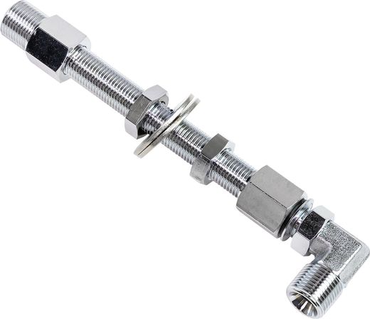 Фитинг L - образный 3/8"  для сквозного монтажа гидравлического шланга через переборку, Sea First