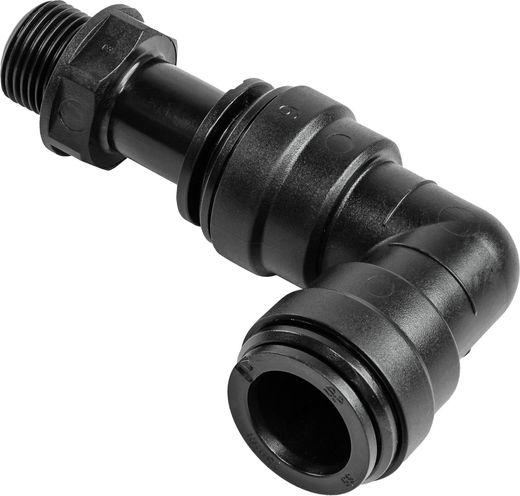 Фитинг угловой 3/8" под шланг 15 мм