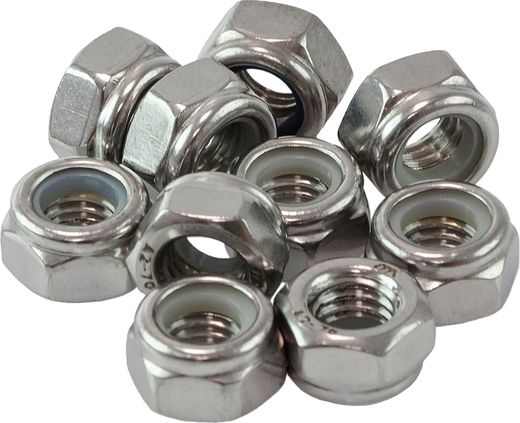 Гайка М8 нержавеющая самоконтрящаяся упаковка 1/10