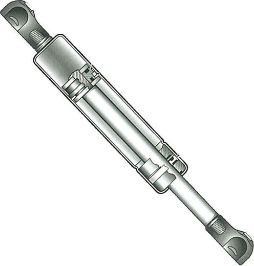 Газовая пружина из нержавеющей стали, 178-254 мм, усилие 14 кг