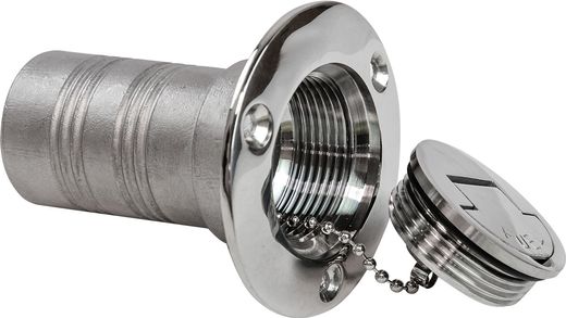 Горловина заливная для бензина 38 мм,  Marine Rocket