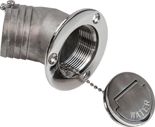 Горловина заливная угловая для воды 50 мм, Marine Rocket