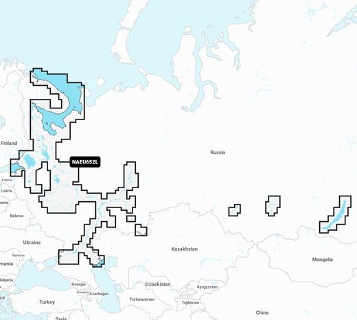 Карта Navionics Европейская часть РФ, Балтийское, Черное, Белое, Баренцово море, Калининград, Байкал