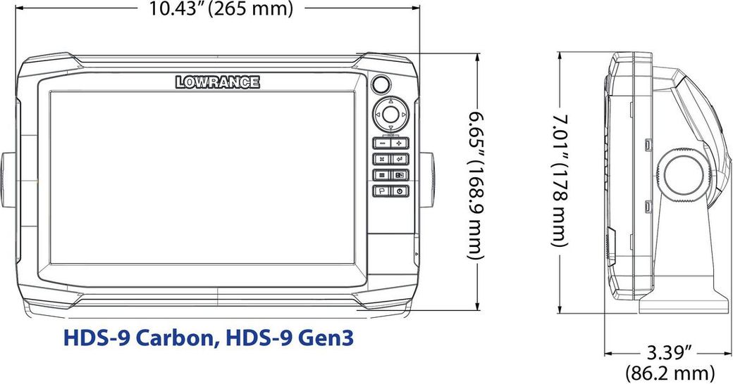 Схема подключения lowrance hds 9 live