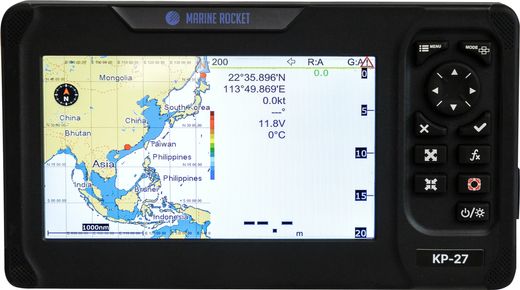 Картплоттер морской 7" 27X с AIS/FF, Marine Rocket