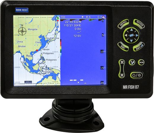 Картплоттер морской с AIS 7", Marine Rocket